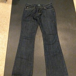 7 for all mankind dark jeans bootcut size 30